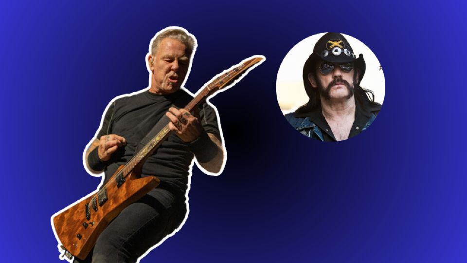 James Hetfield , vocalista de Metallica rinde tributo a Lemmy Kilmster.