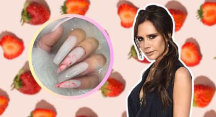 Uñas de fresa al estilo Victoria Beckham que debes usar esta primavera 2024