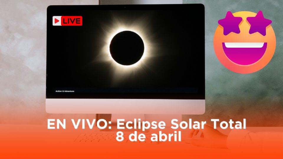 Eclipse solar total 8 de abril EN VIVO