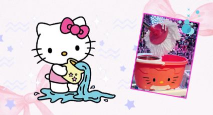 Aparece el trapeador ideal para las fans de Hello Kitty, te decimos dónde conseguirlo