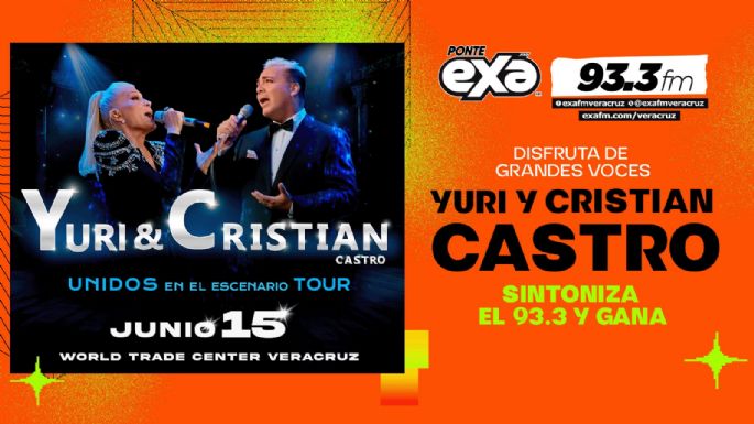 YURI Y CRISTIAN CASTRO EN VERACRUZ