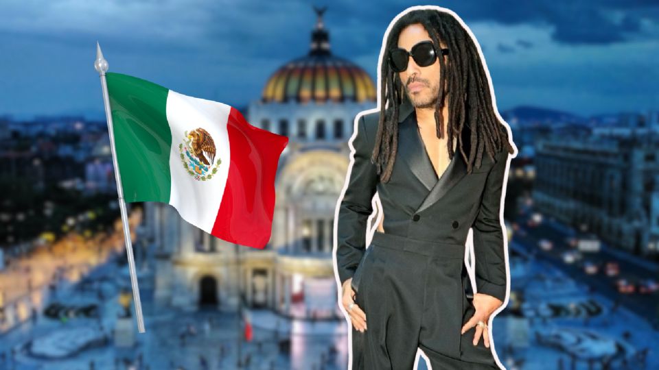 Lenny Kravitz, cantante estadounidense, de visita en México