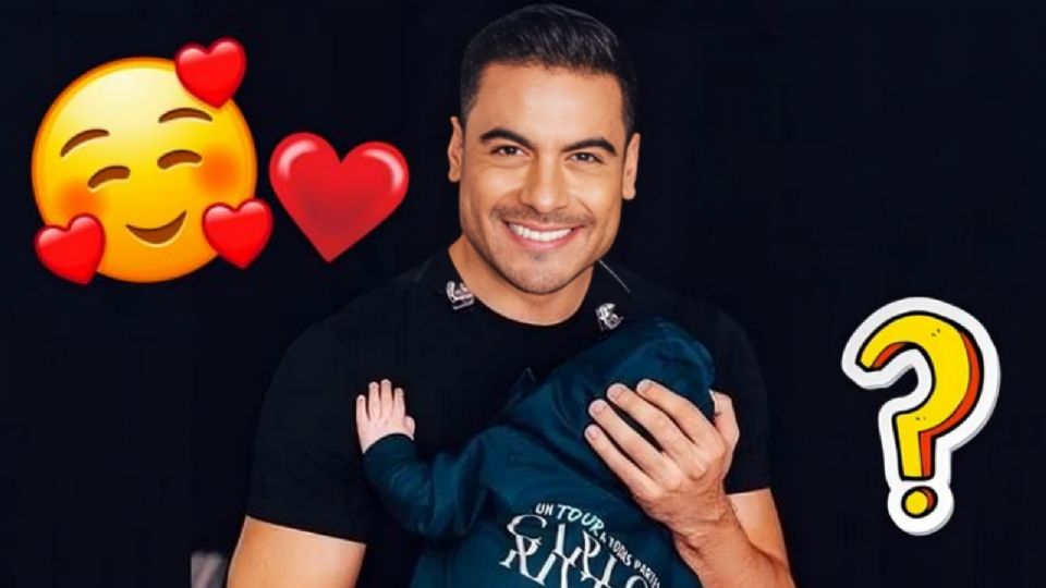 Carlos Rivera y su hijo León