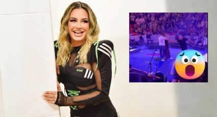 Fan de María José se lanza contra ella en pleno concierto: “Me arranca media pela” (VIDEO)