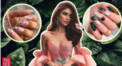 Uñas inspiradas en The Garden of Time de la Met Gala 2024