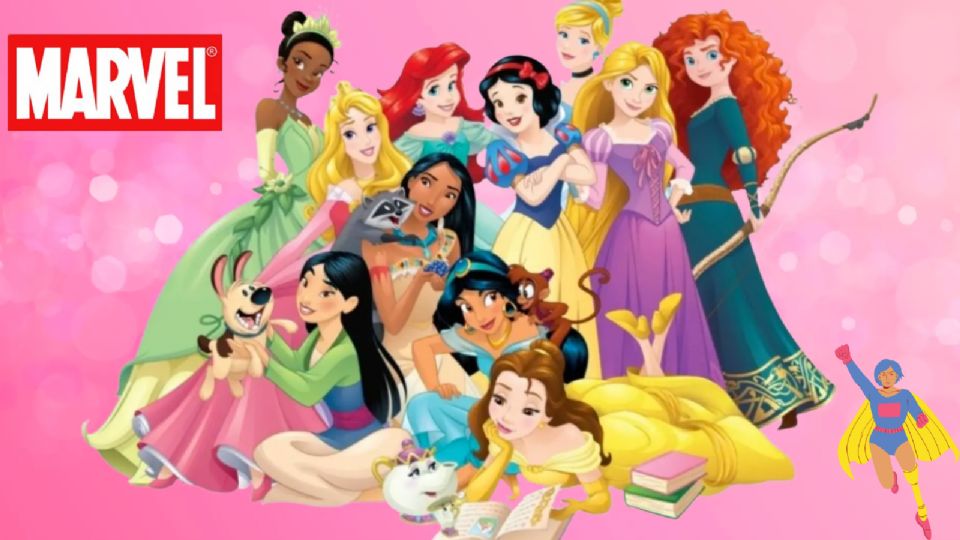 princesas de Disney como superheroínas de Marvel