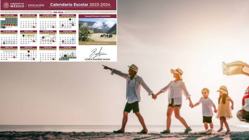 Familia en vacaciones de verano y calendario 2024. Fuente: Foto: Pexels / Producción Exa FM