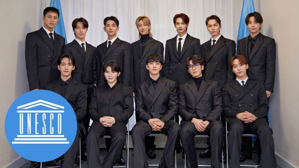 Seventeen, grupo de K-pop, en la UNESCO