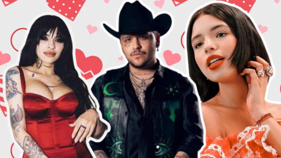 Christian Nodal, Cazzu, Ángela Aguilar