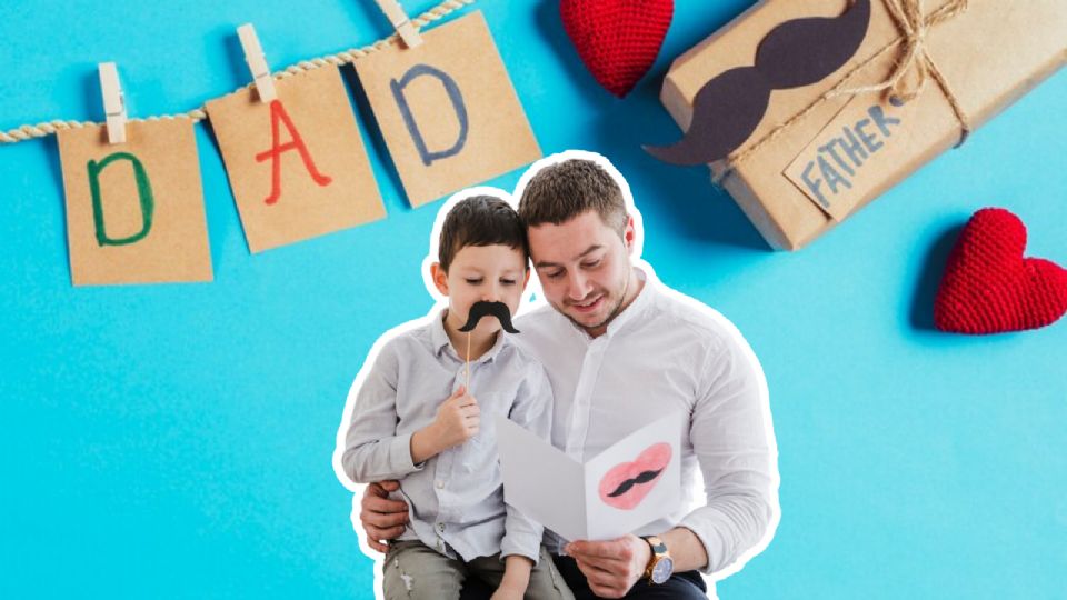 Papá con su hijo celebrando el Día del Padre