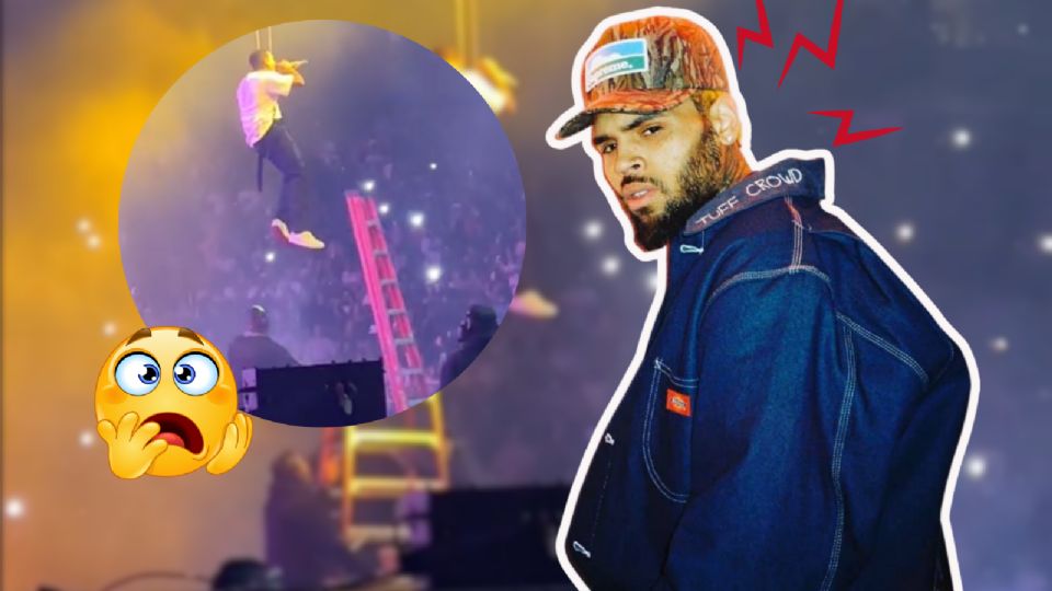 Chris Brown, cantante estadounidense, explota en pleno concierto