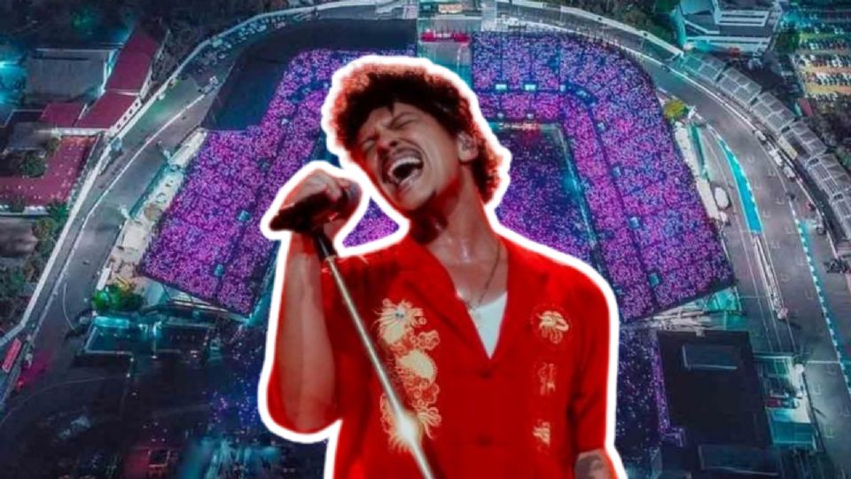 Bruno Mars en el  nuevo Estadio GNP