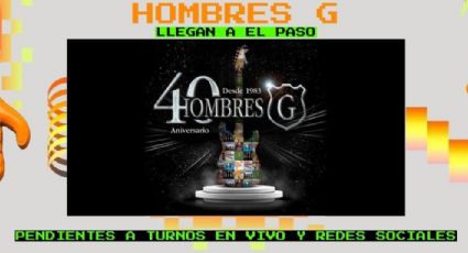 Los Hombres G festejan su 40 aniversario con un super concierto.