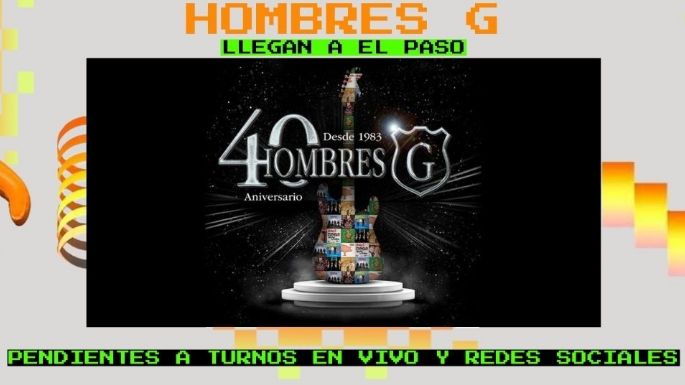 Los Hombres G festejan su 40 aniversario con un super concierto.