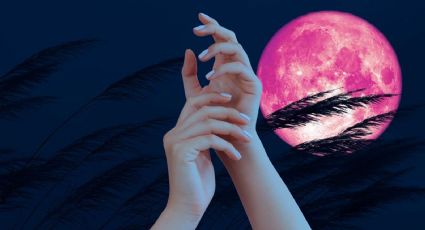 Uñas para aprovechar la energía de la Luna de Fresa de junio 2024