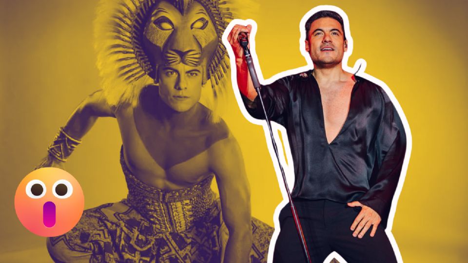 Carlos Rivera, cantante mexicano en su papel de Simba