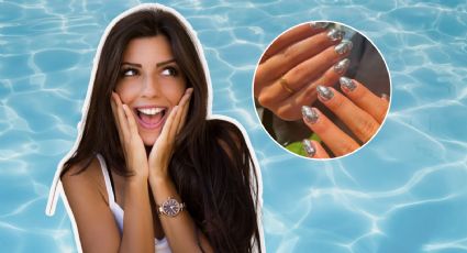 ¿Qué son las uñas efecto agua? 5 diseños para días lluviosos