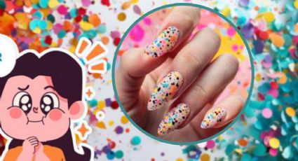 Confeti Glam: 5 diseños que te harán lucir una explosión de color en tu manicura