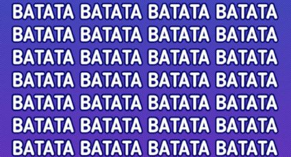 Sólo una persona con vista de águila puede encontrar la palabra ‘Barata’ en menos de 5 segundos