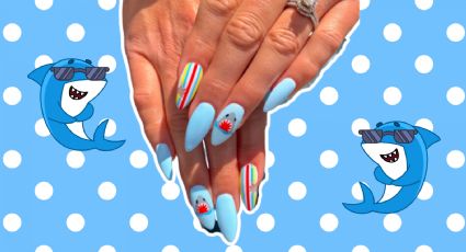 Shark nail: 5 diseños de uñas inspiradas en tiburones