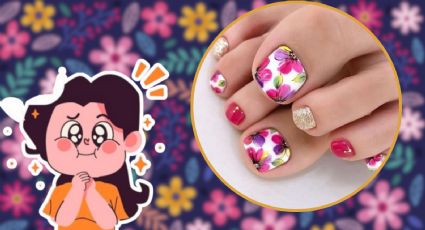 flowers nails: 5 diseños de uñas de pies para estas vacaciones de verano 2024