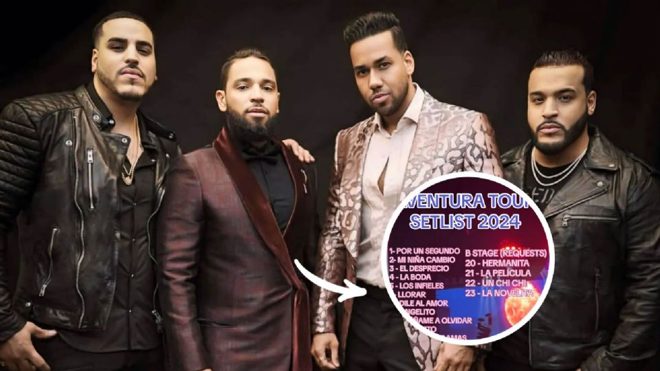 Aventura con su tour “Cerrando Ciclos” es de los conciertos más esperados este 2024