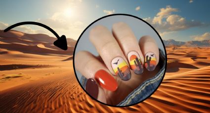 Uñas de desiertos: 5 diseños para un nail art muy original