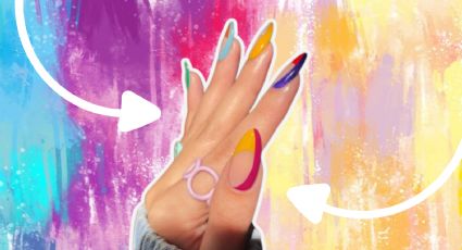 Uñas almendradas de colores la manicura perfecta para las vacaciones de verano