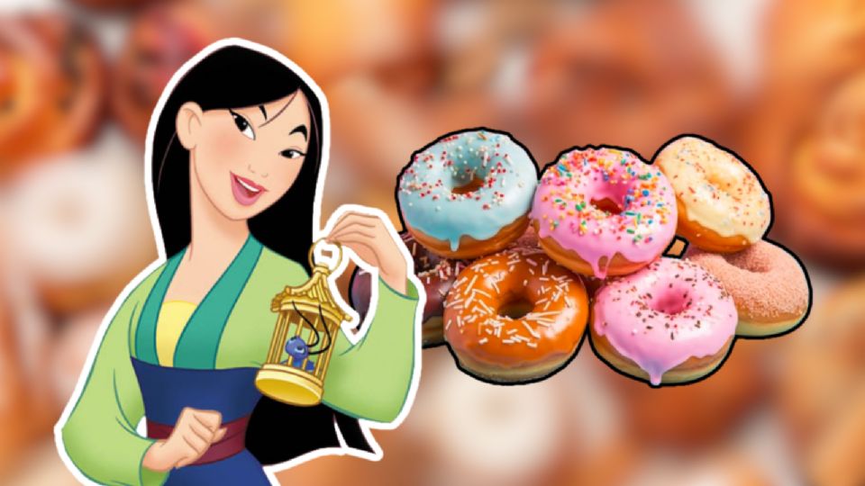 Las donas representan a la princesa Mulan