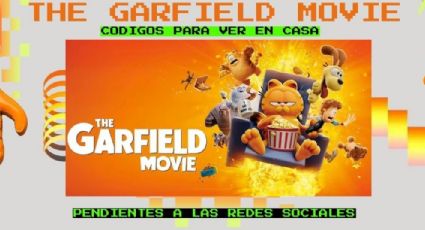 Disfruta de la película de Garfield en tu casa.