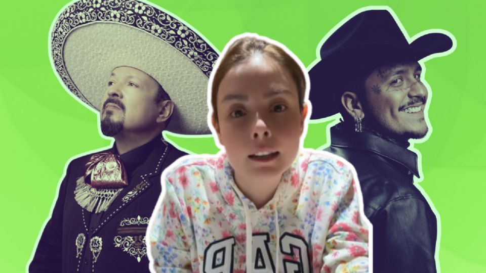 Pepe Aguilar acompañó a Angela Aguilar hacia el altar.