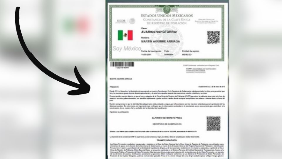 La certificación de la CURP implica que la información en el documento ha sido verificada y validada.