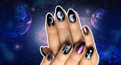 Uñas de galaxia negras: 5 diseños de manicura para los amantes del universo