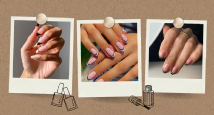 ¿Qué es la manicura francesa doble y cómo se hace? 5 ideas de diseños