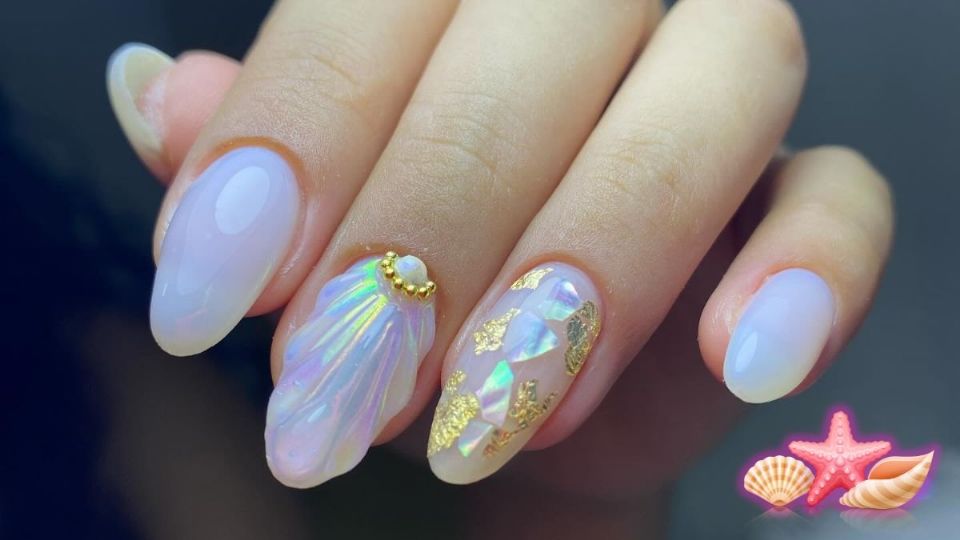 Uñas concha: 5 ideas de diseños inspiradas en las conchas marinas