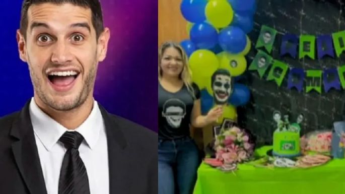 Mujer celebra su cumpleaños con fiesta temática de Adrián Marcelo (VIDEO)