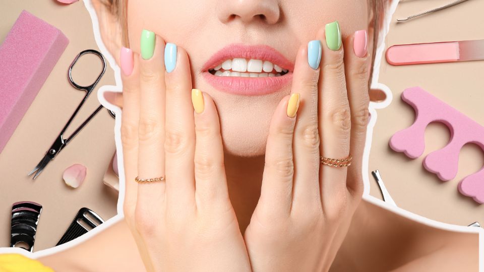 Manicura profesional en casa con productos innovadores.