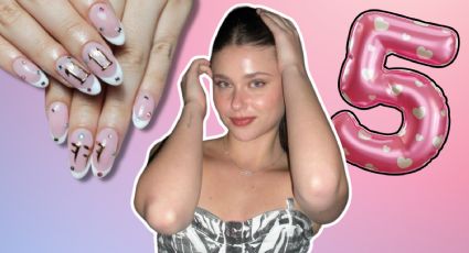 5 diseños de uñas french elegantes de invierno para lucir al estilo Nicole Wallace